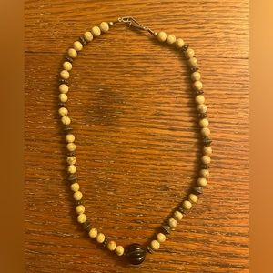 Vintage stone/ beaded necklace choker